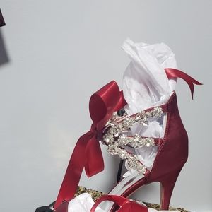 Red fancy heels